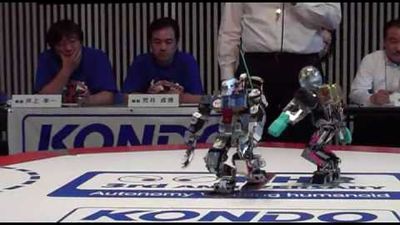 Robot sumo championship.