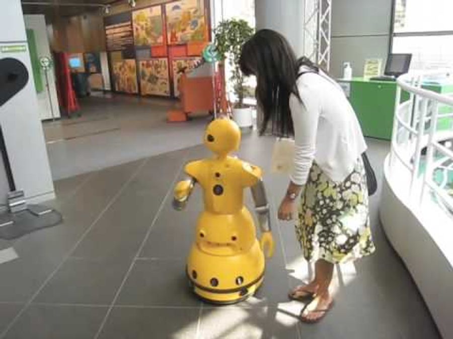Dancing with Wakamaru.