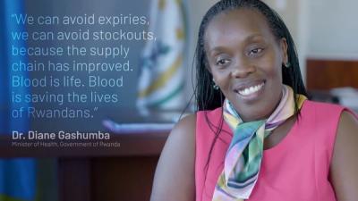 Zipline's impact in Rwanda.