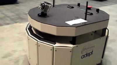 Demo of MobileRobots research patrol bot.