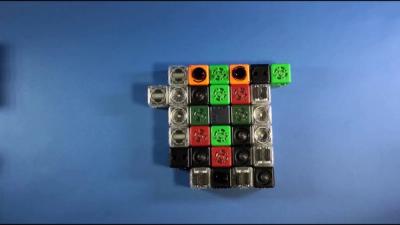 Cube Goldberg machine.