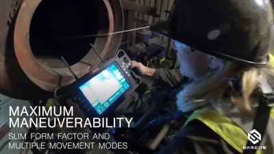 Inspecting a power plant.