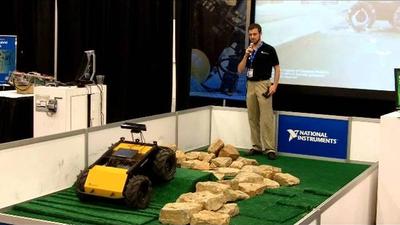 Husky demo at a conference.