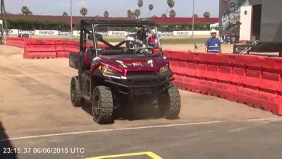 DRC-Hubo completes drive task.