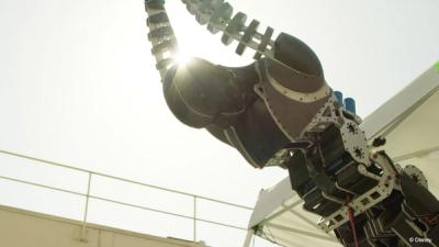 Stuntronic robots show off their aerial skills.