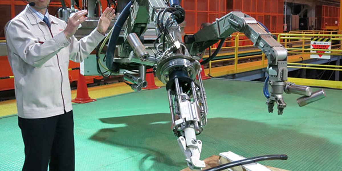 Toshiba Prepares Amphibious Robot for Fukushima Reactor Pool