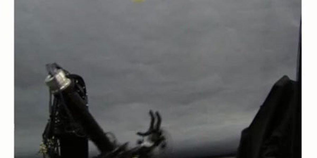 Juggling Robot Takes on Two Balls With One Very Fast Hand