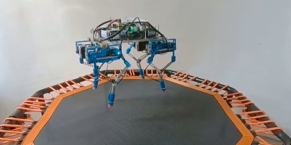 Boing Goes the Trampoline Robot
